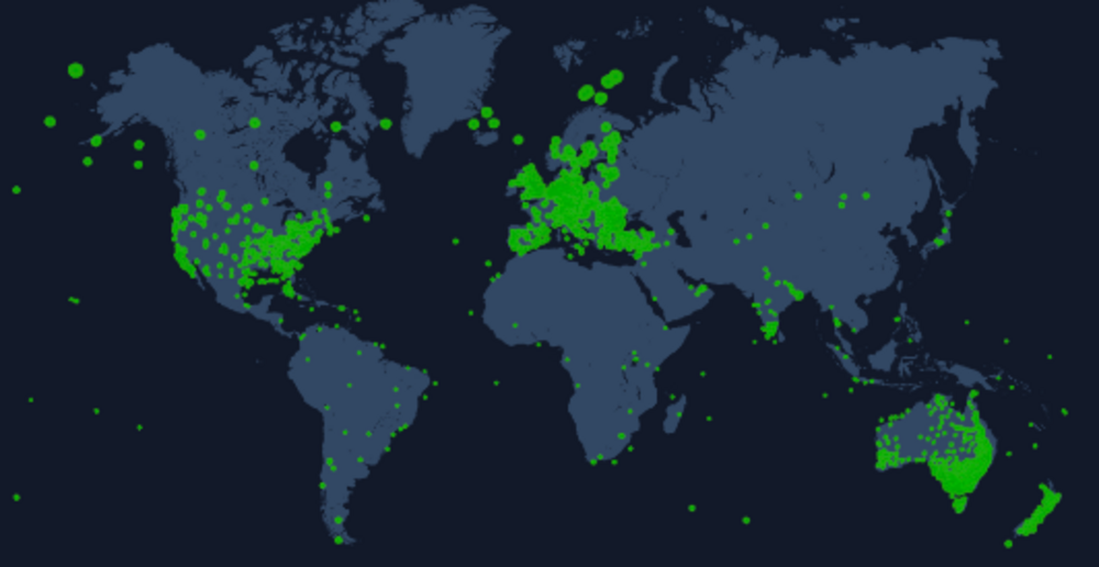 Karte | RTK Weltweit | NTRIP